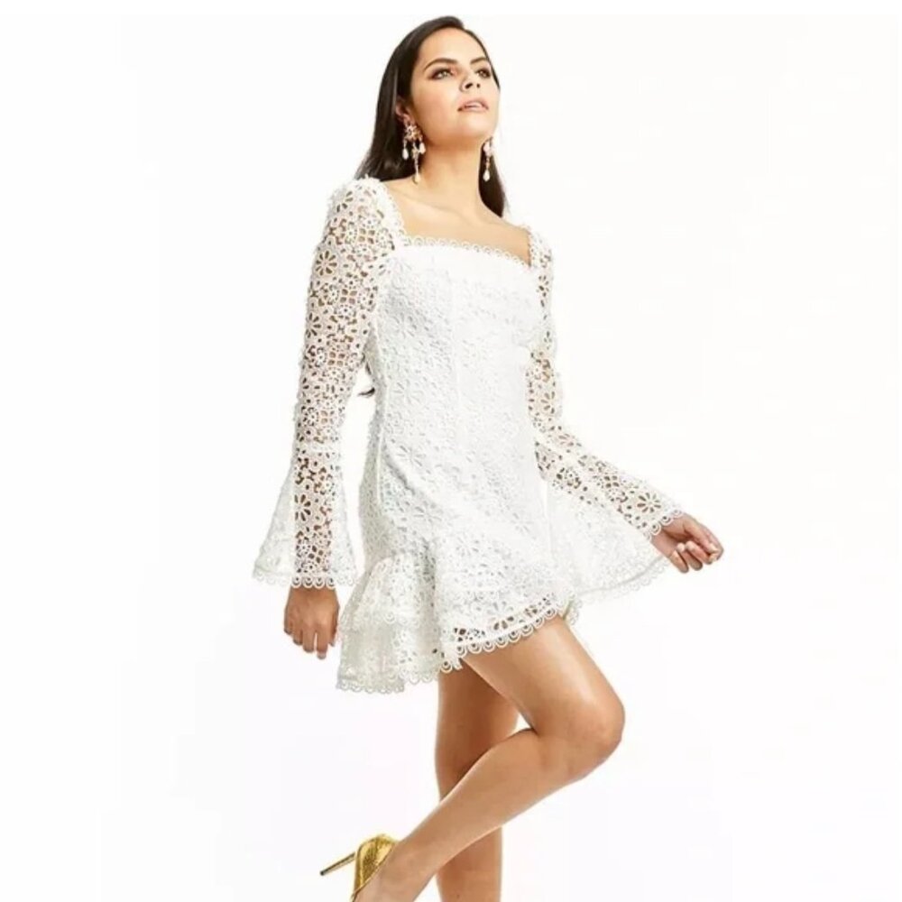 White Lace Dress from Metiza NY